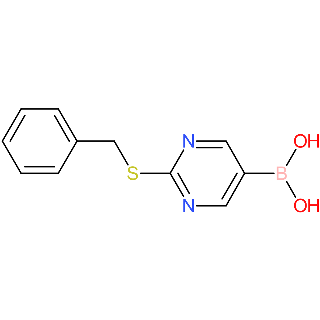 [2-(benzylsulfanyl)pyrimidin-5-yl]boronic acid