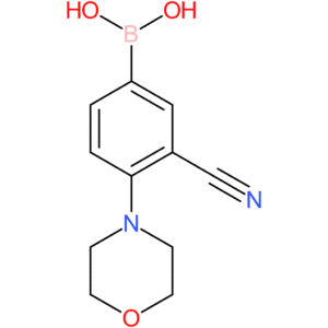 [3-cyano-4-(morpholin-4-yl)phenyl]boronic acid