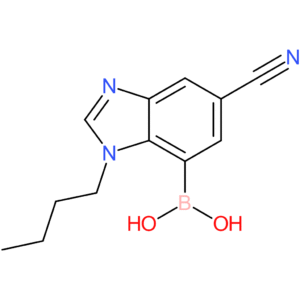 (3-butyl-6-cyano-1,3-benzodiazol-4-yl)boronic acid