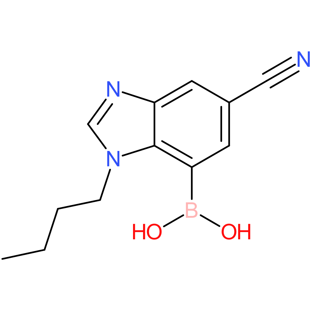 (3-butyl-6-cyano-1,3-benzodiazol-4-yl)boronic acid