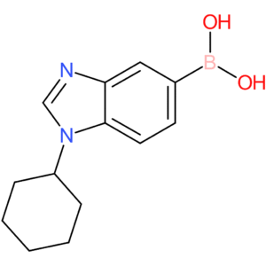 (1-cyclohexyl-1,3-benzodiazol-5-yl)boronic acid