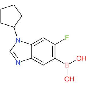 (1-cyclopentyl-6-fluoro-1,3-benzodiazol-5-yl)boronic acid