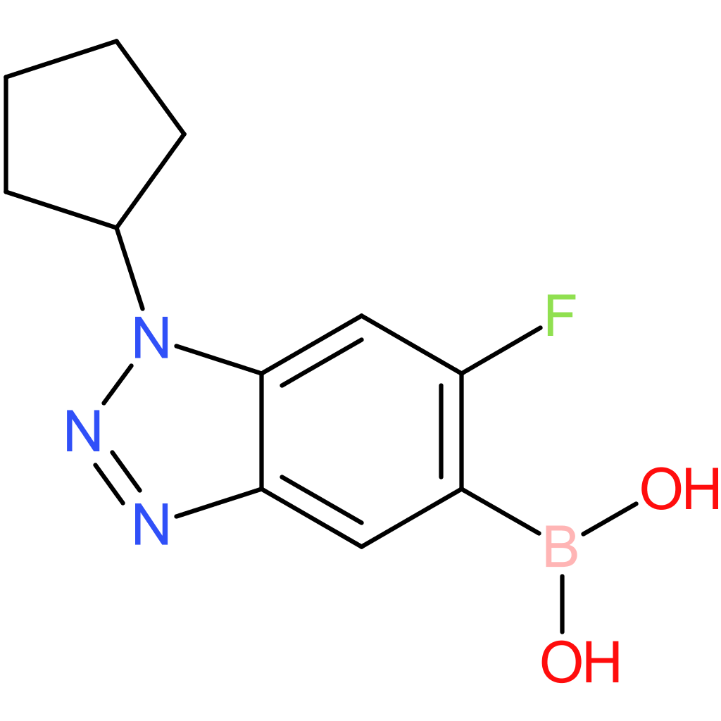 (1-cyclopentyl-6-fluoro-1,2,3-benzotriazol-5-yl)boronic acid