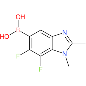 (6,7-difluoro-1,2-dimethyl-1,3-benzodiazol-5-yl)boronic acid