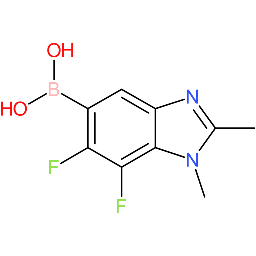 (6,7-difluoro-1,2-dimethyl-1,3-benzodiazol-5-yl)boronic acid