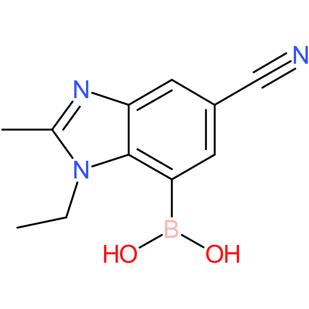 (6-cyano-3-ethyl-2-methyl-1,3-benzodiazol-4-yl)boronic acid