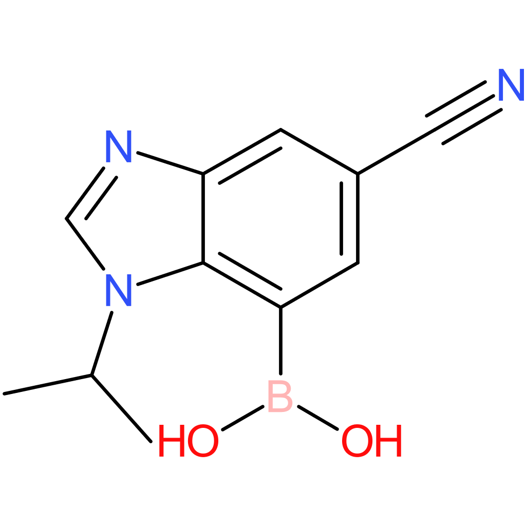 (6-cyano-3-isopropyl-1,3-benzodiazol-4-yl)boronic acid