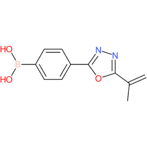(4-[5-(prop-1-en-2-yl)-1,3,4-oxadiazol-2-yl]phenyl)boronic acid