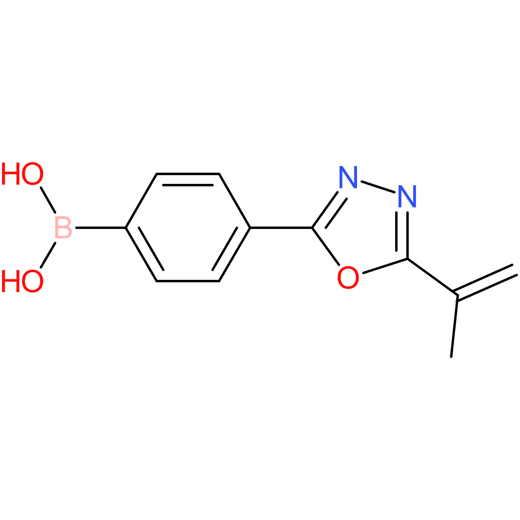 (4-[5-(prop-1-en-2-yl)-1,3,4-oxadiazol-2-yl]phenyl)boronic acid