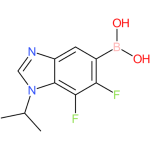 (6,7-difluoro-1-isopropyl-1,3-benzodiazol-5-yl)boronic acid