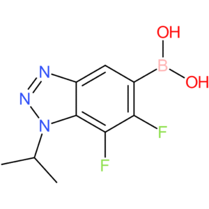 (6,7-difluoro-1-isopropyl-1,2,3-benzotriazol-5-yl)boronic acid