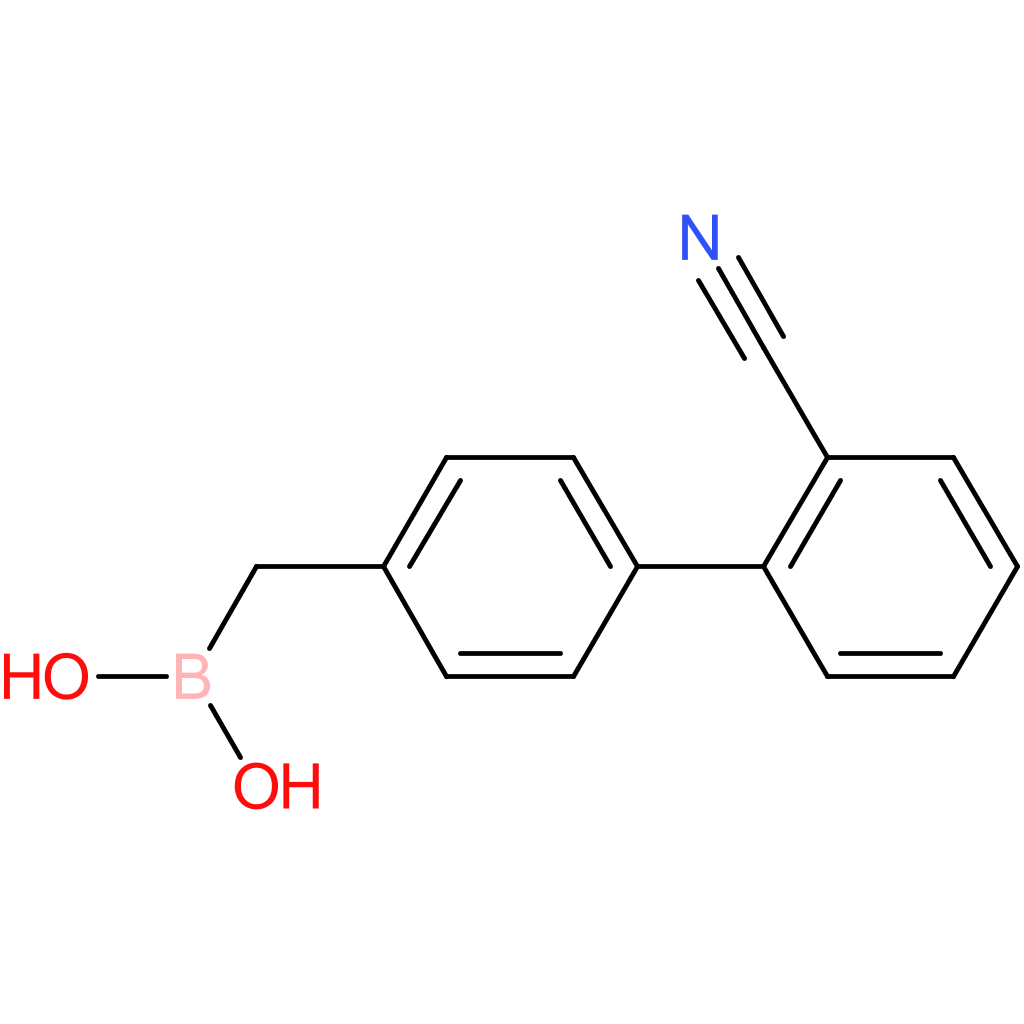 ([4-(2-cyanophenyl)phenyl]methyl)boronic acid