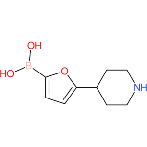 5-(piperidin-4-yl)furan-2-boronic acid