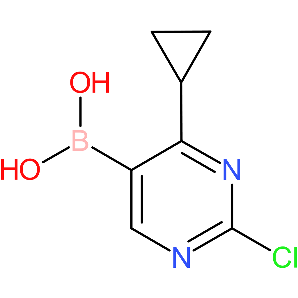 2-chloro-4-(cyclopropyl)pyrimidine-5-boronic acid
