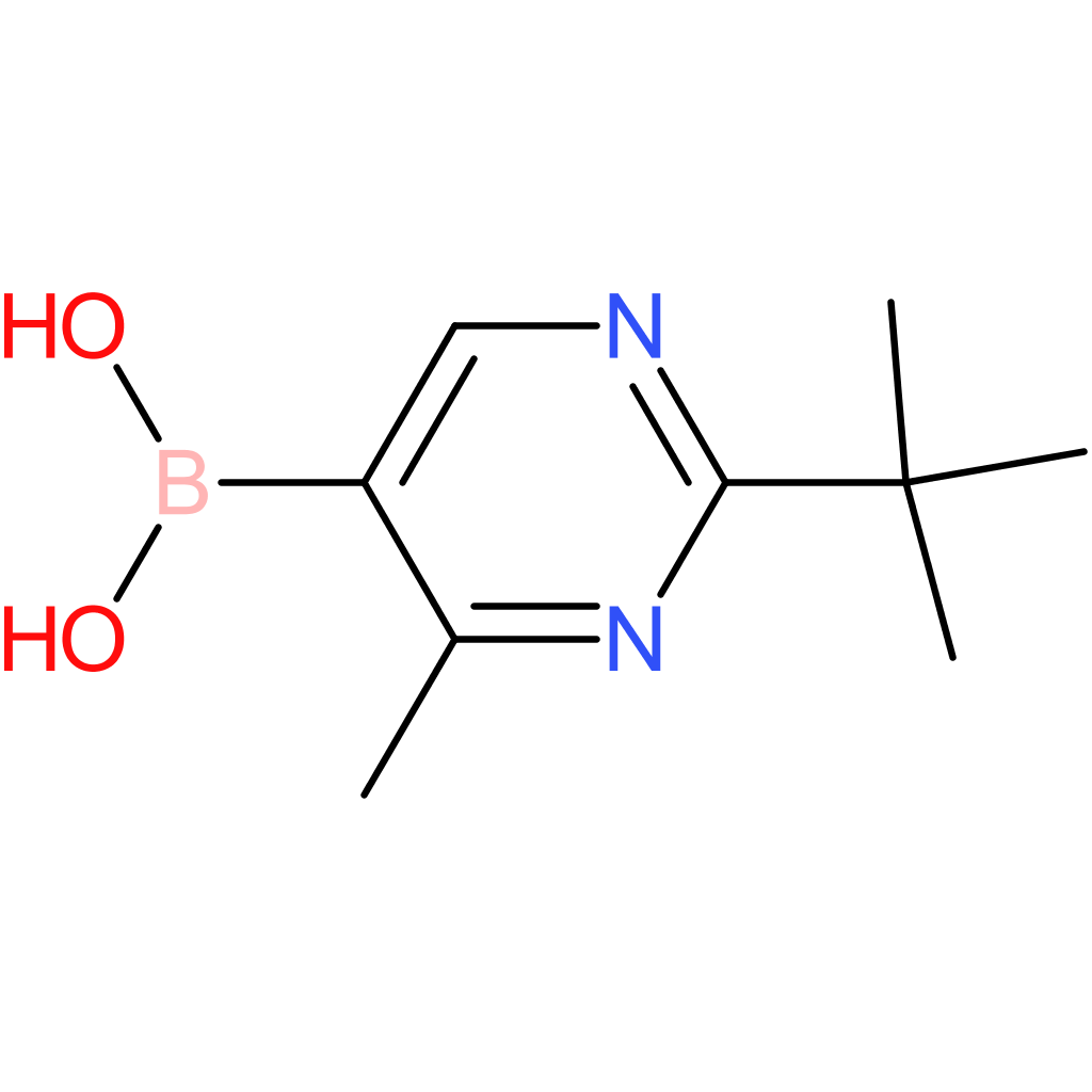 4-methyl-2-(tert-butyl)pyrimidine-5-boronic acid