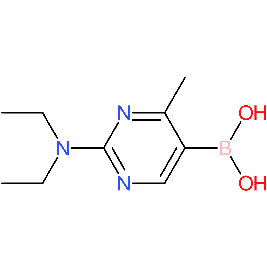 4-methyl-2-(diethylamino)pyrimidine-5-boronic acid