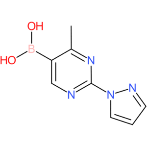 4-methyl-2-(1h-pyrazol-1-yl)pyrimidine-5-boronic acid