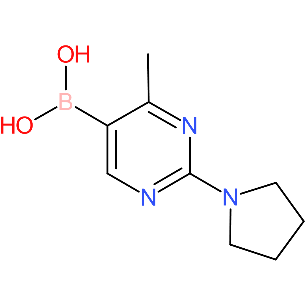 4-methyl-2-pyrrolidinopyrimidine-5-boronic acid