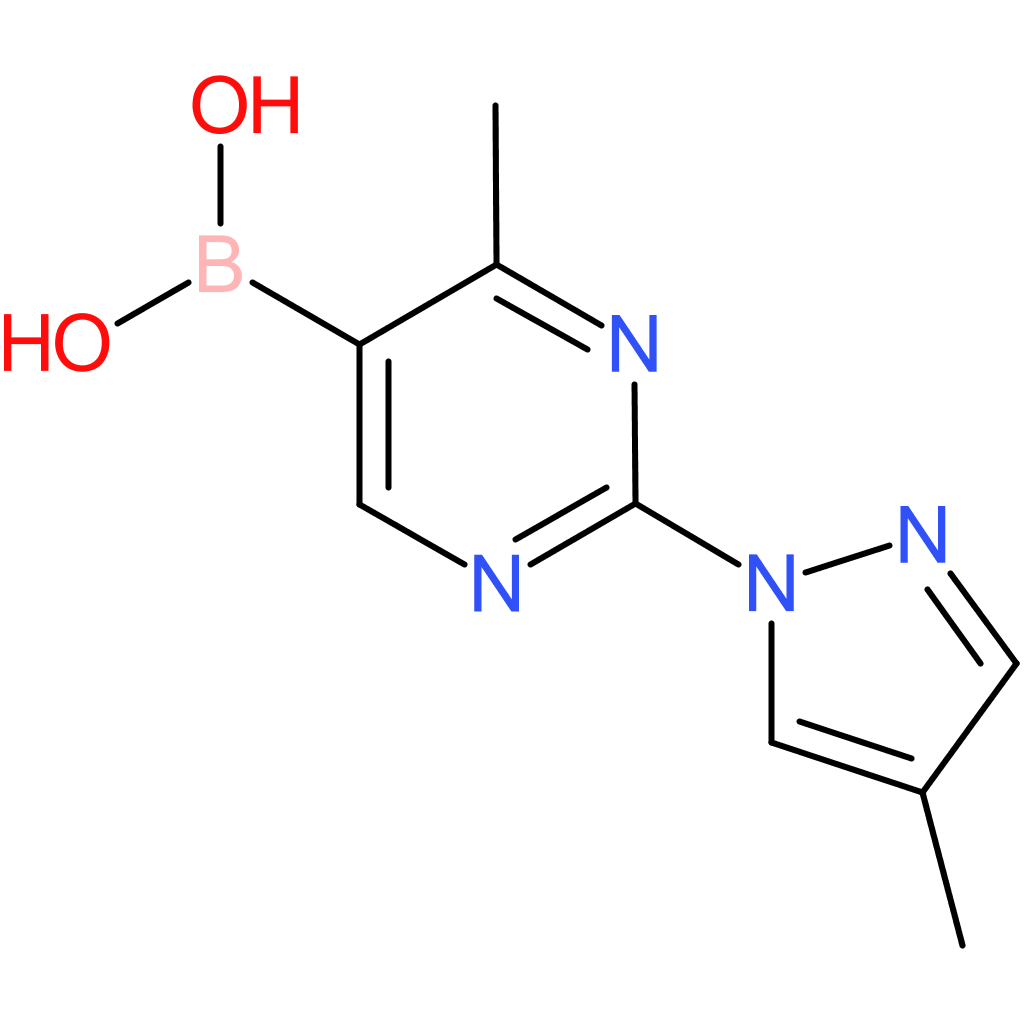 4-methyl-2-(4-methyl-1h-pyrazol-1-yl)pyrimidine-5-boronic acid