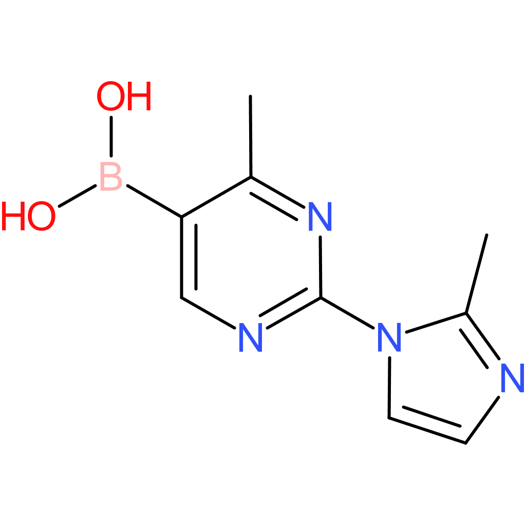 4-methyl-2-(2-methylimidazol-1-yl)pyrimidine-5-boronic acid