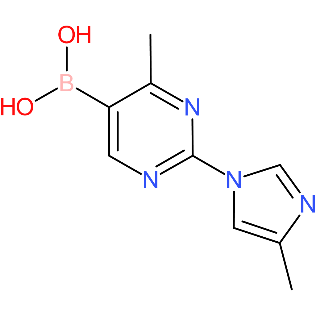 4-methyl-2-(4-methylimidazol-1-yl)pyrimidine-5-boronic acid
