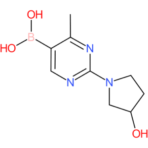 4-methyl-2-(3-hydroxypyrrolidino)pyrimidine-5-boronic acid