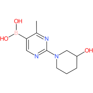 4-methyl-2-(3-hydroxypiperidino)pyrimidine-5-boronic acid