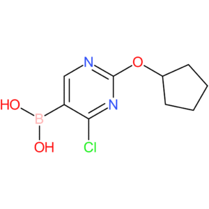 4-chloro-2-(cyclopentoxy)pyrimidine-5-boronic acid