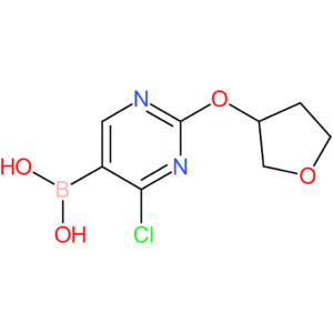 4-chloro-2-(tetrahydrofuran-3-yloxy)pyrimidine-5-boronic acid