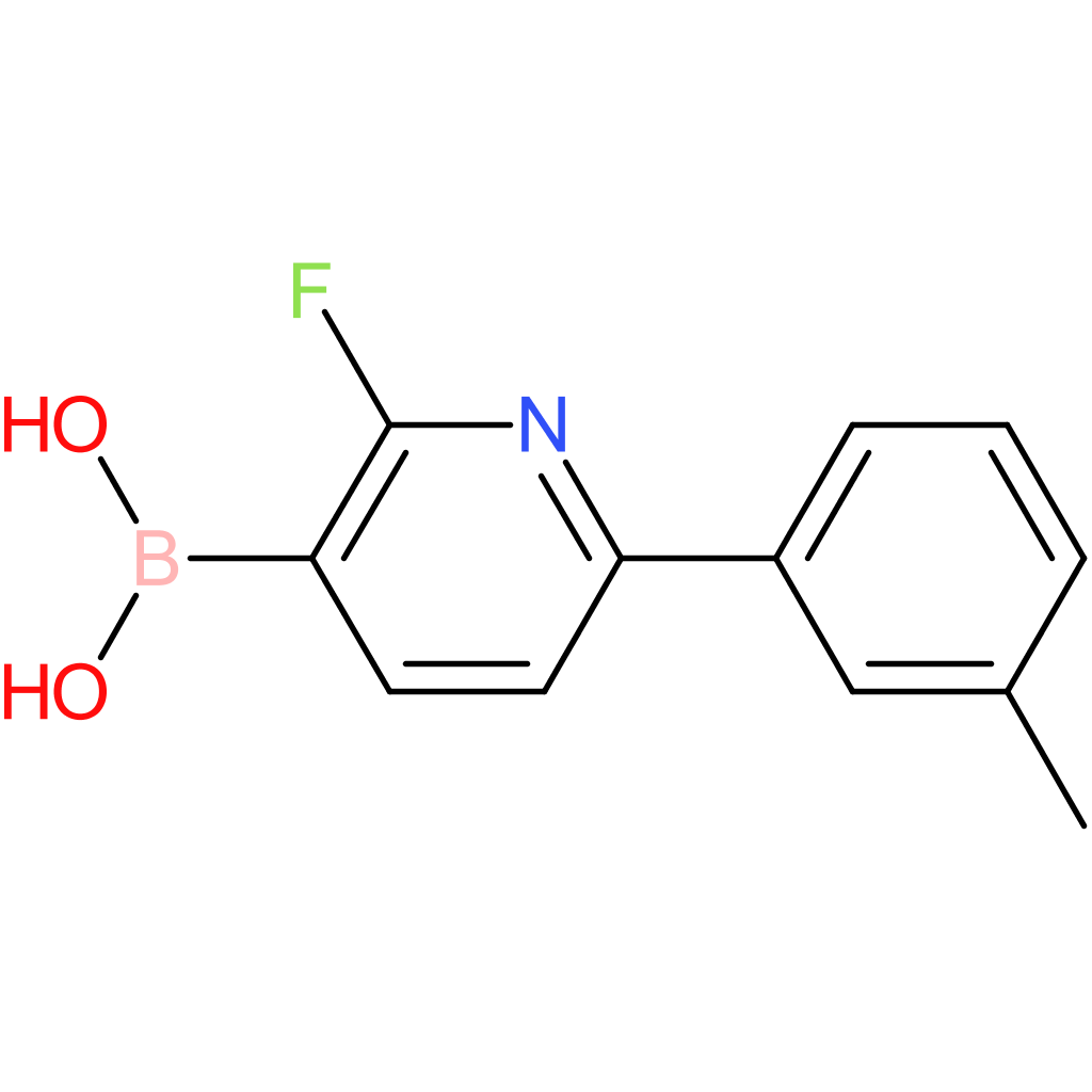 2-fluoro-6-(3-tolyl)pyridine-3-boronic acid