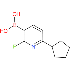 2-fluoro-6-(cyclopentyl)pyridine-3-boronic acid