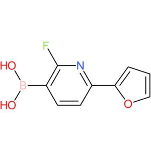 2-fluoro-6-(2-furyl)pyridine-3-boronic acid