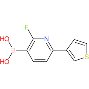 2-fluoro-6-(3-thienyl)pyridine-3-boronic acid