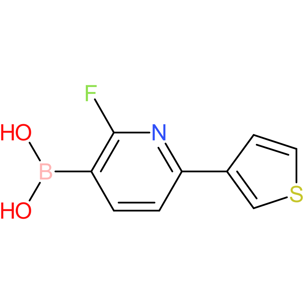 2-fluoro-6-(3-thienyl)pyridine-3-boronic acid