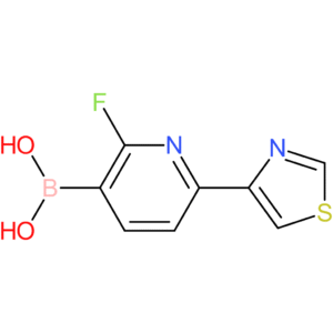 2-fluoro-6-(thiazol-4-yl)pyridine-3-boronic acid