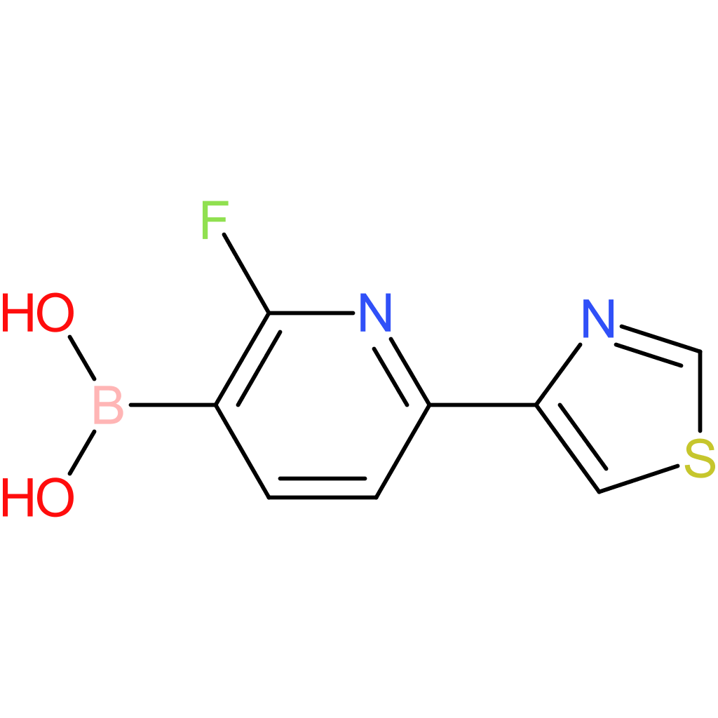 2-fluoro-6-(thiazol-4-yl)pyridine-3-boronic acid