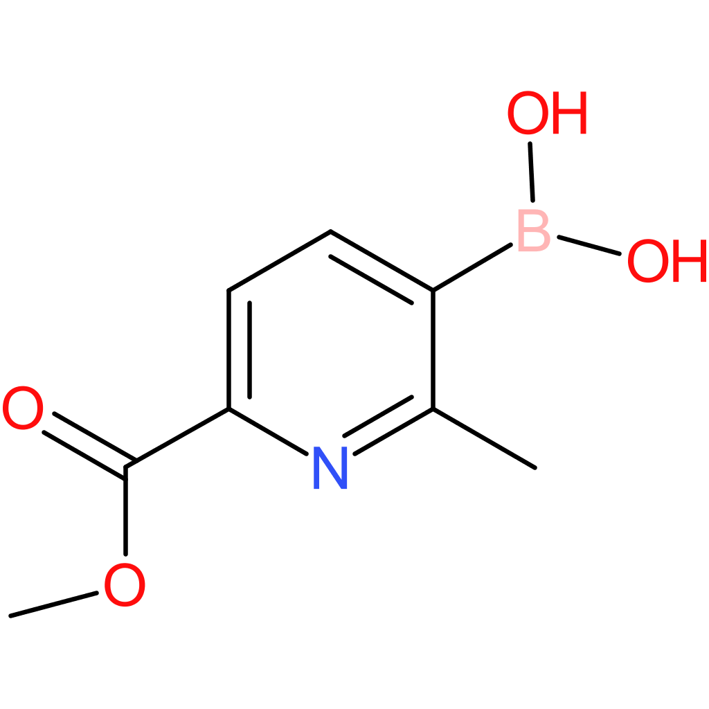 2-methyl-6-(methoxycarbonyl)pyridine-3-boronic acid