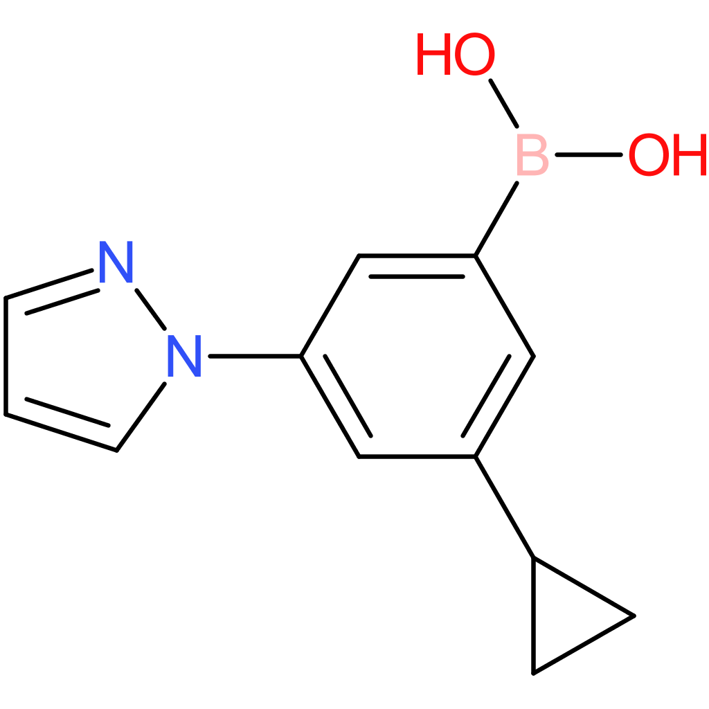 3-cyclopropyl-5-(1h-pyrazol-1-yl)phenylboronic acid