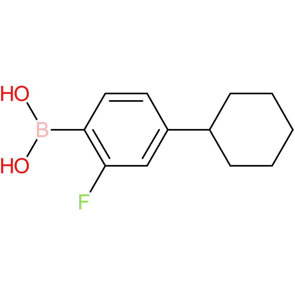 2-fluoro-4-(cyclohexyl)phenylboronic acid