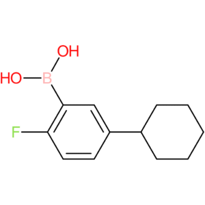 2-fluoro-5-(cyclohexyl)phenylboronic acid