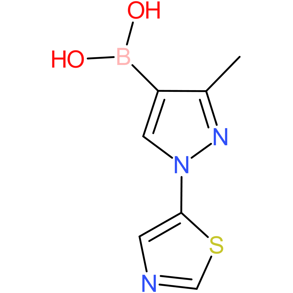 3-methyl-1-(thiazol-5-yl)pyrazolE-4-boronic acid
