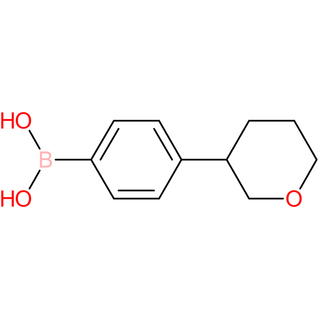 4-(oxan-3-yl)phenylboronic acid