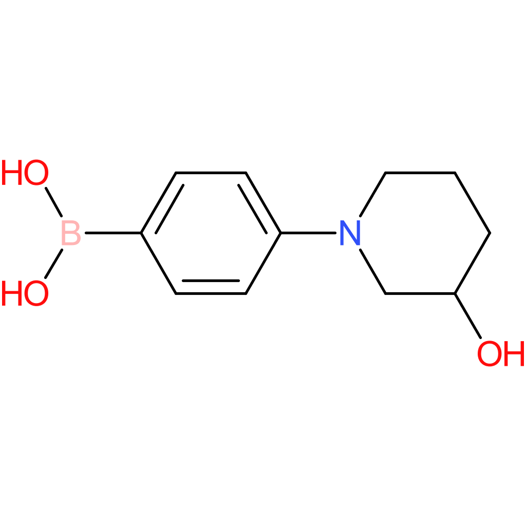 4-(3-hydroxypiperidin-1-yl)phenylboronic acid