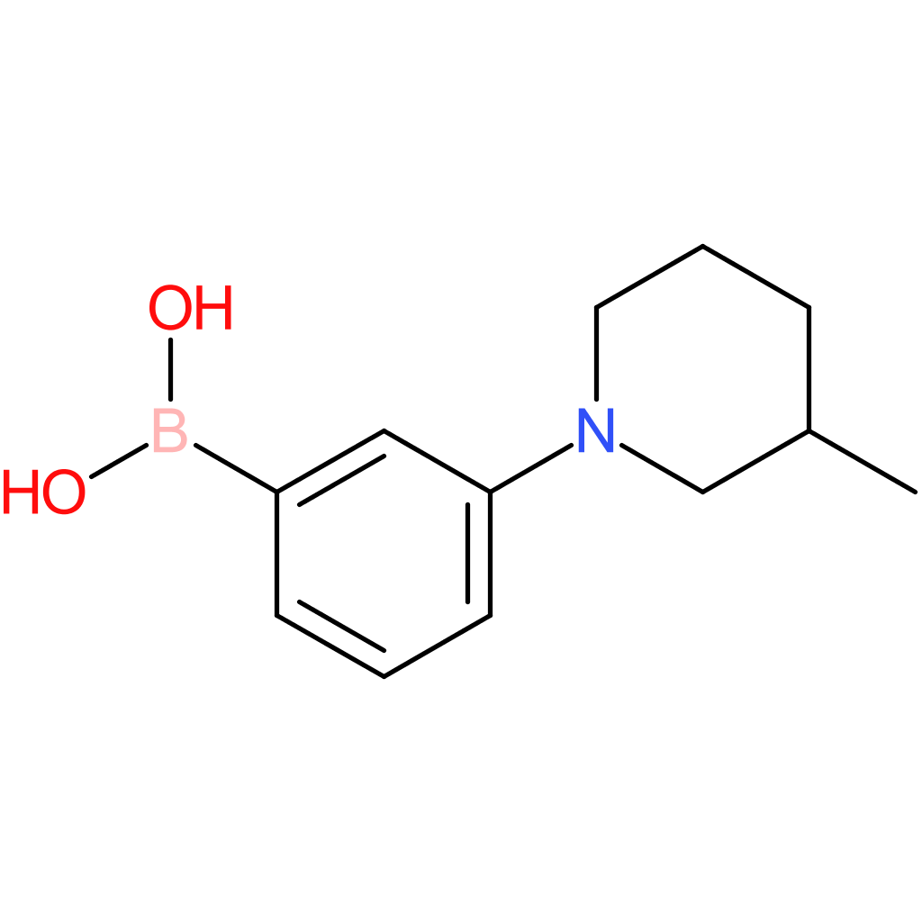 3-(3-methylpiperidino)phenylboronic acid