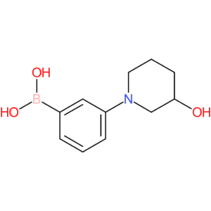 3-(3-hydroxypiperidino)phenylboronic acid