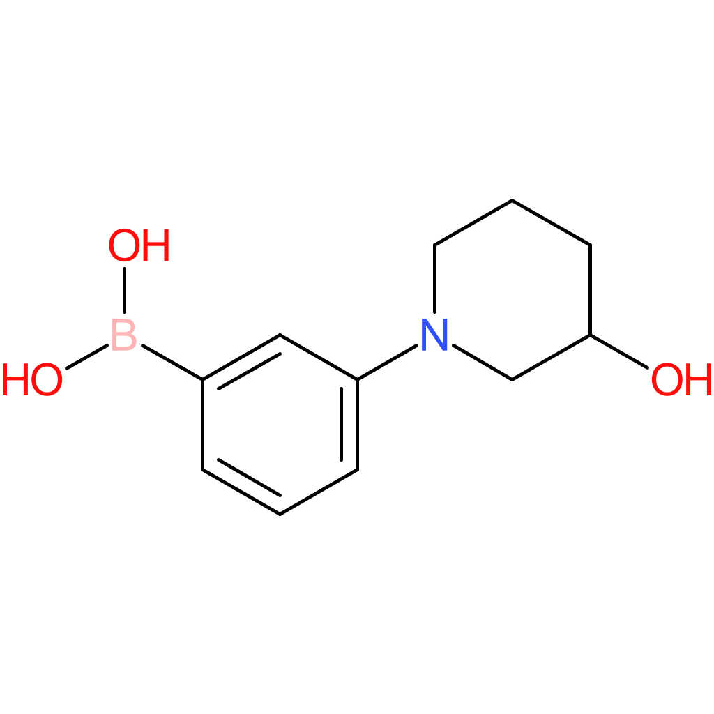 3-(3-hydroxypiperidino)phenylboronic acid