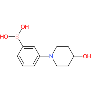 3-(4-hydroxypiperidino)phenylboronic acid