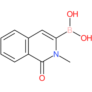(1,2-dihydro-2-methyl-1-oxo-3-isoquinolinyl)boronic acid
