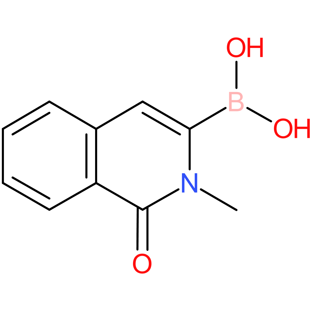 (1,2-dihydro-2-methyl-1-oxo-3-isoquinolinyl)boronic acid