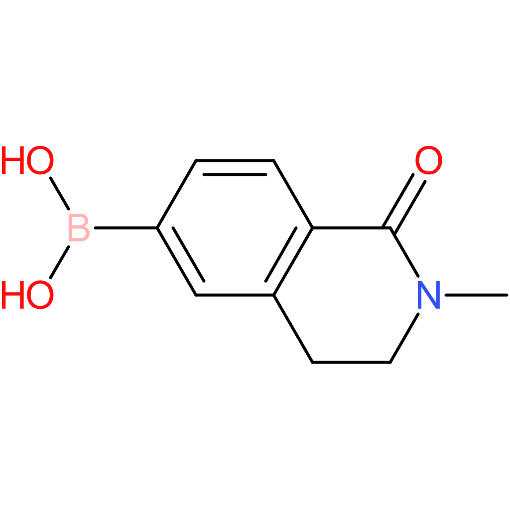 b-(1,2,3,4-tetrahydro-2-methyl-1-oxo-6-isoquinolinyl)boronic acid
